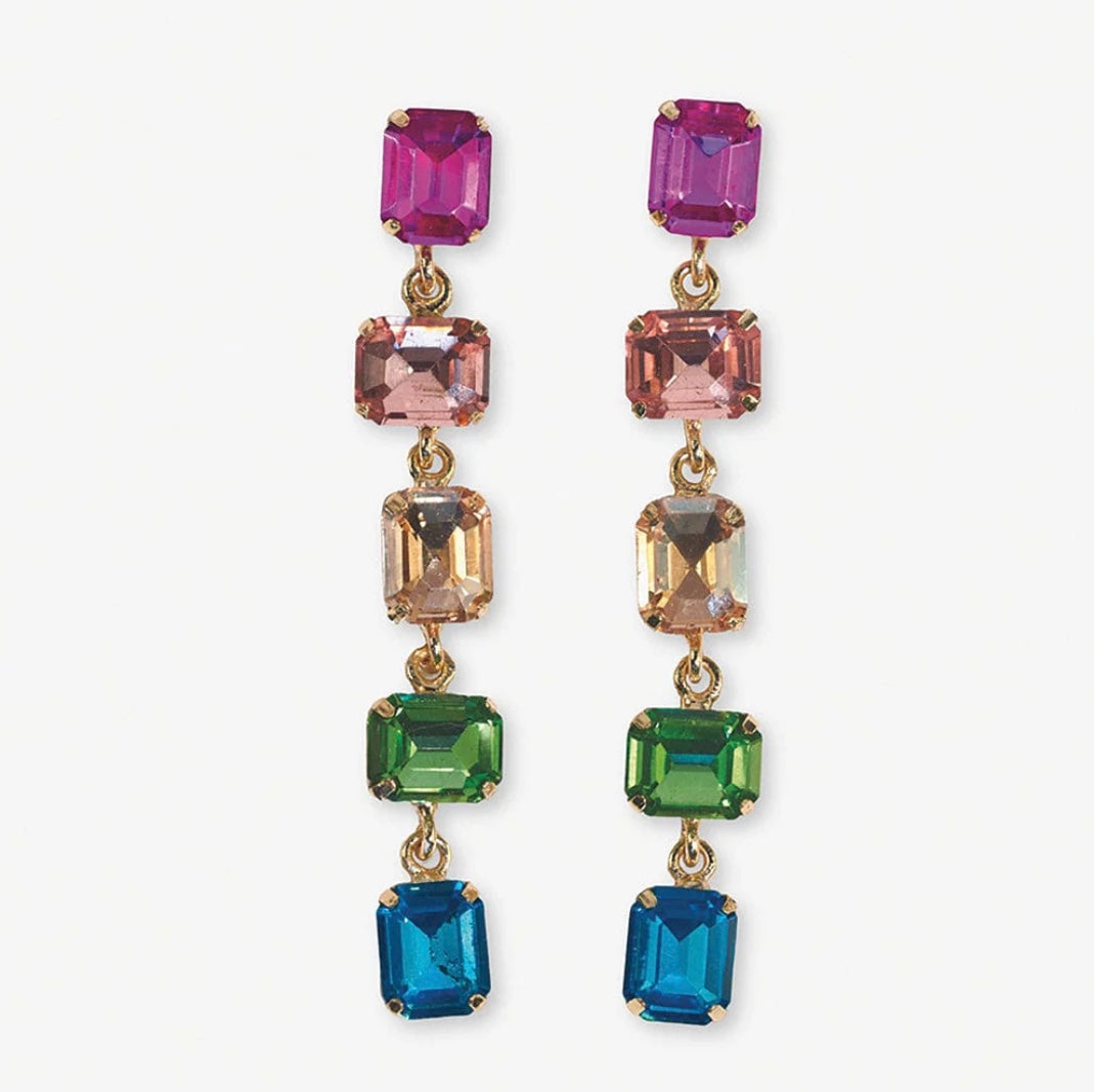 Ink + Alloy Gemstone Earrings