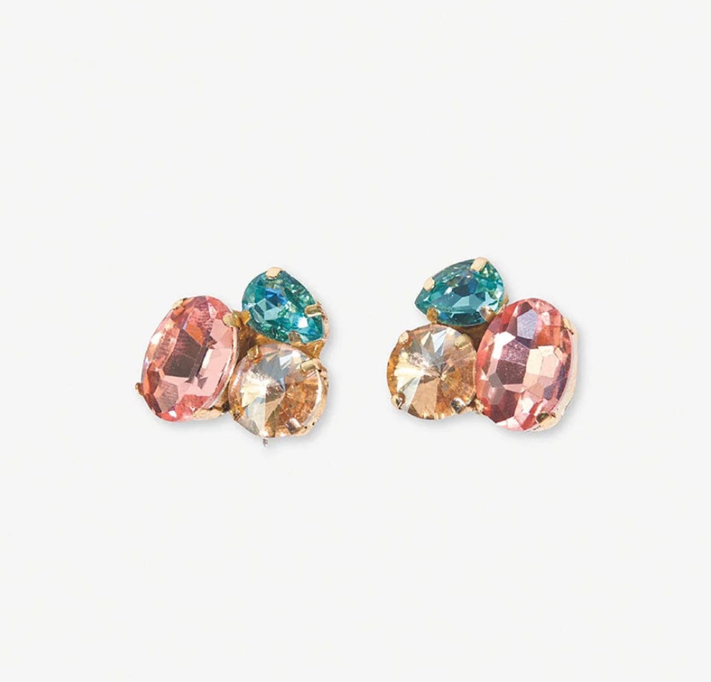 Ink + Alloy Gemstone Earrings