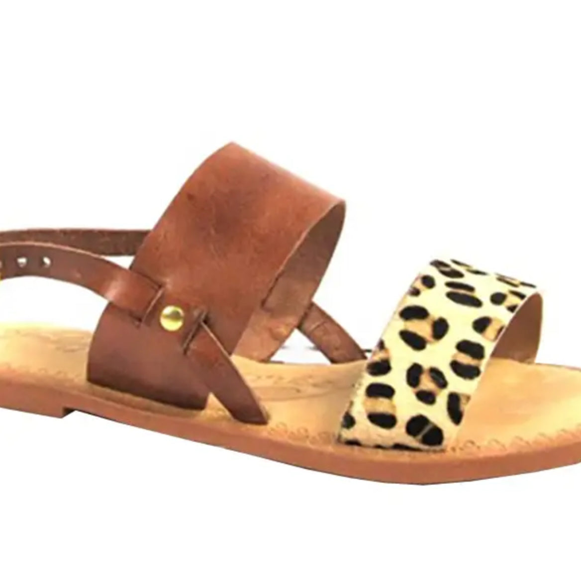 Leopard Women Sling Back Sandal - WACO