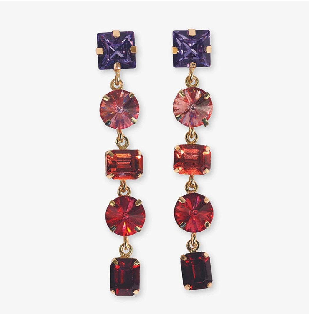 Ink + Alloy Gemstone Earrings