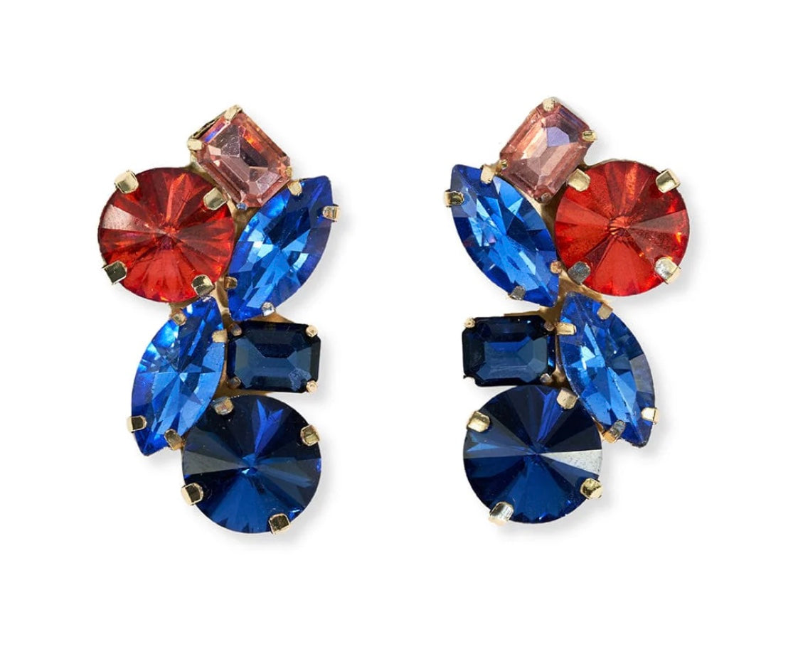 Ink + Alloy Gemstone Earrings