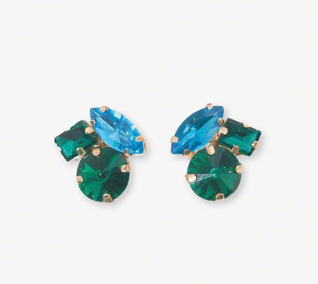 Ink + Alloy Gemstone Earrings