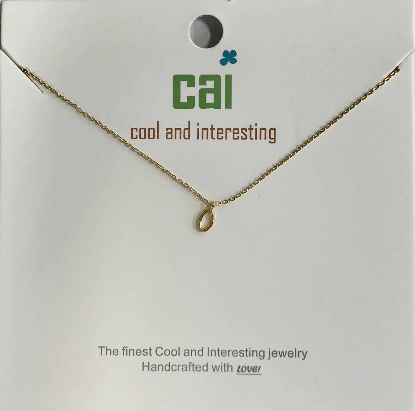 Mini Letter Initial Necklace