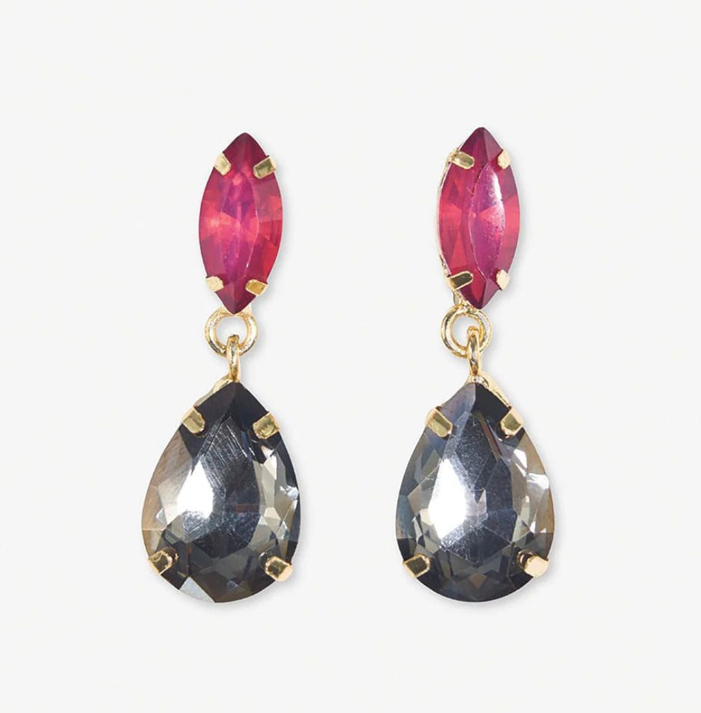 Ink + Alloy Gemstone Earrings