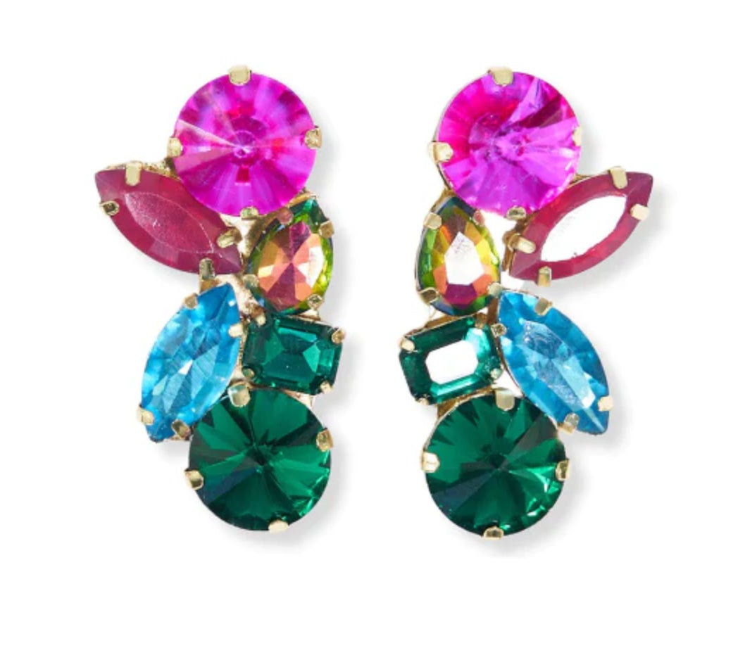 Ink + Alloy Gemstone Earrings