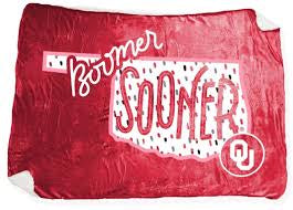 UNIV of OK 2024: OU State Shape Blanket