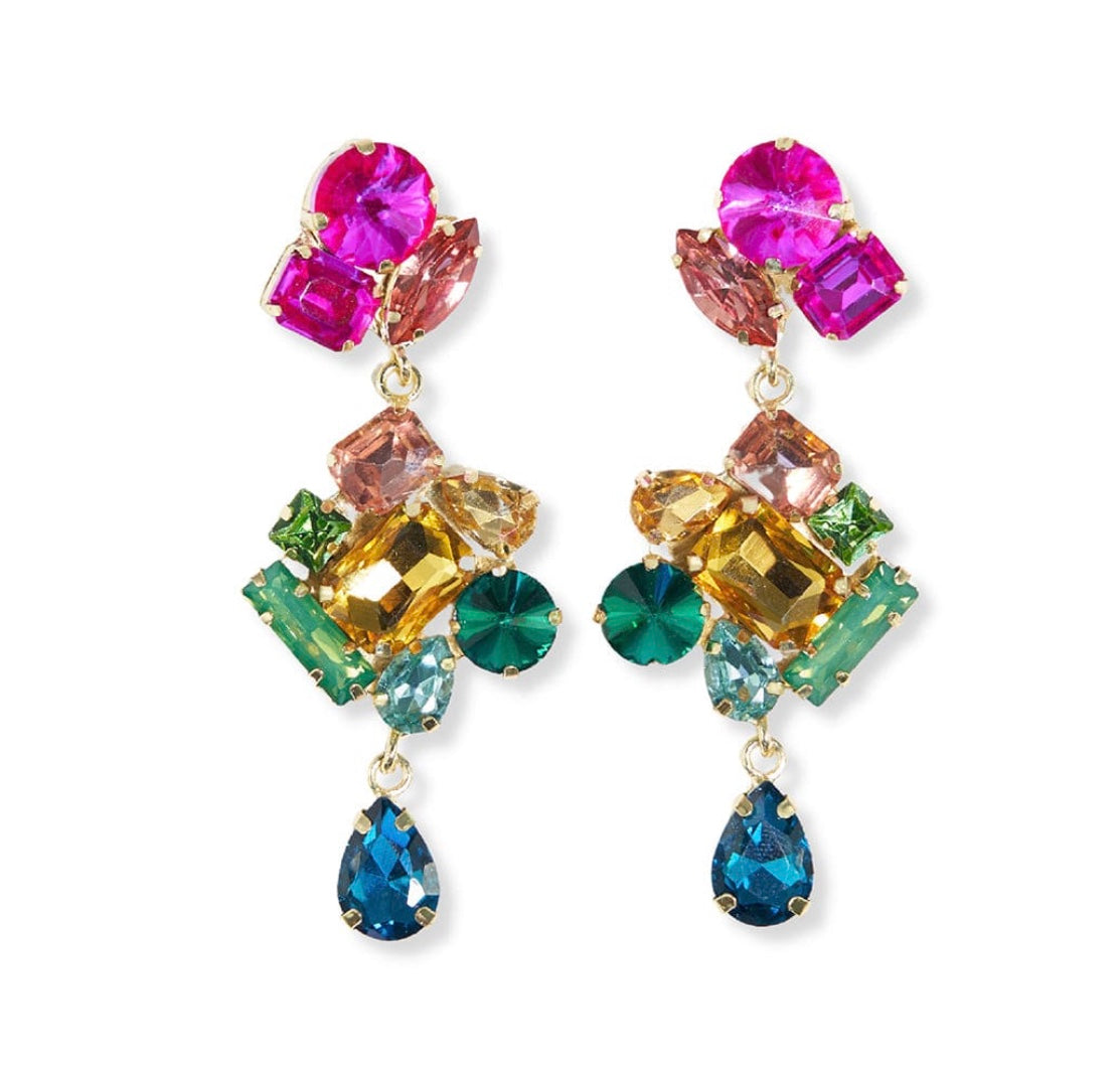 Ink + Alloy Gemstone Earrings