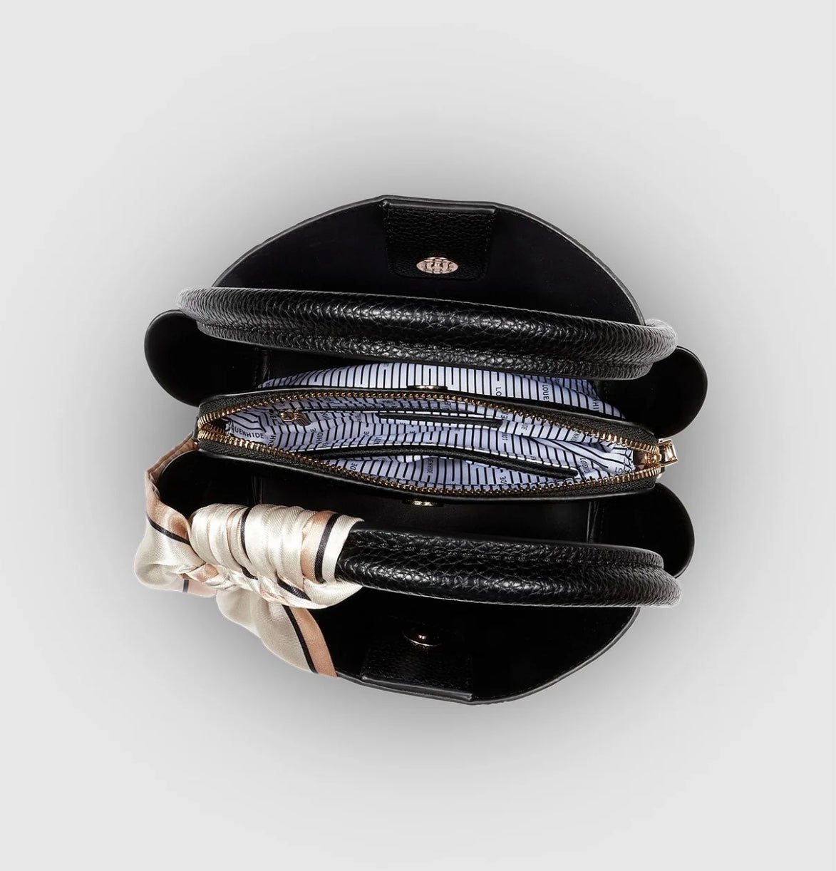 Steffie mini tote bag - black