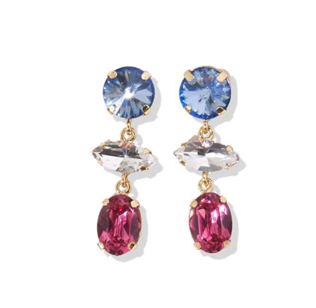 Ink + Alloy Gemstone Earrings