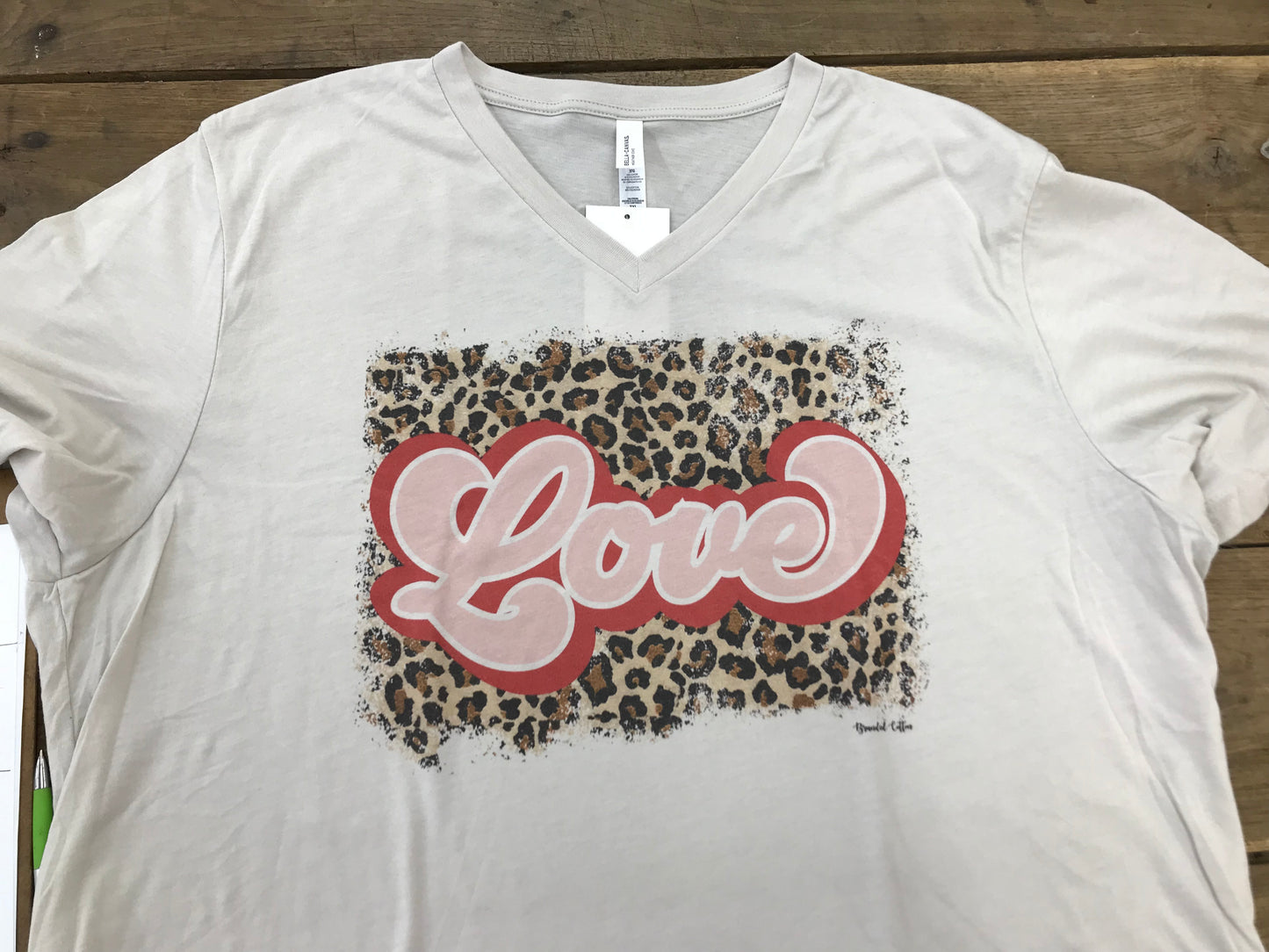 Love Leopard tee