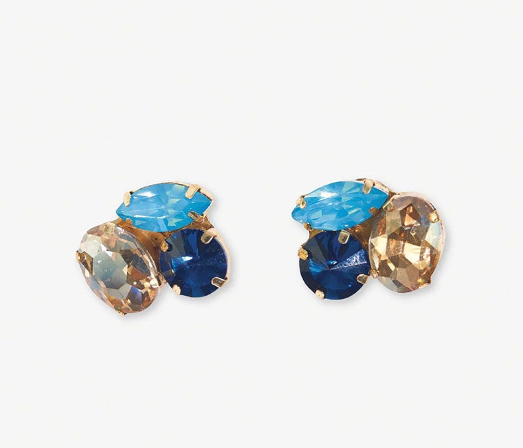 Ink + Alloy Gemstone Earrings