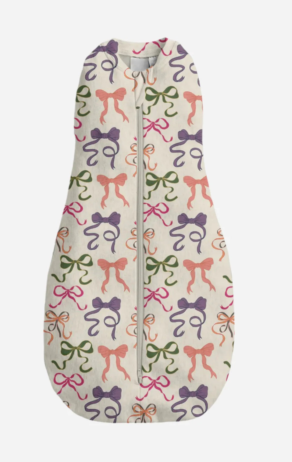 Sleep sack with snaps- bows