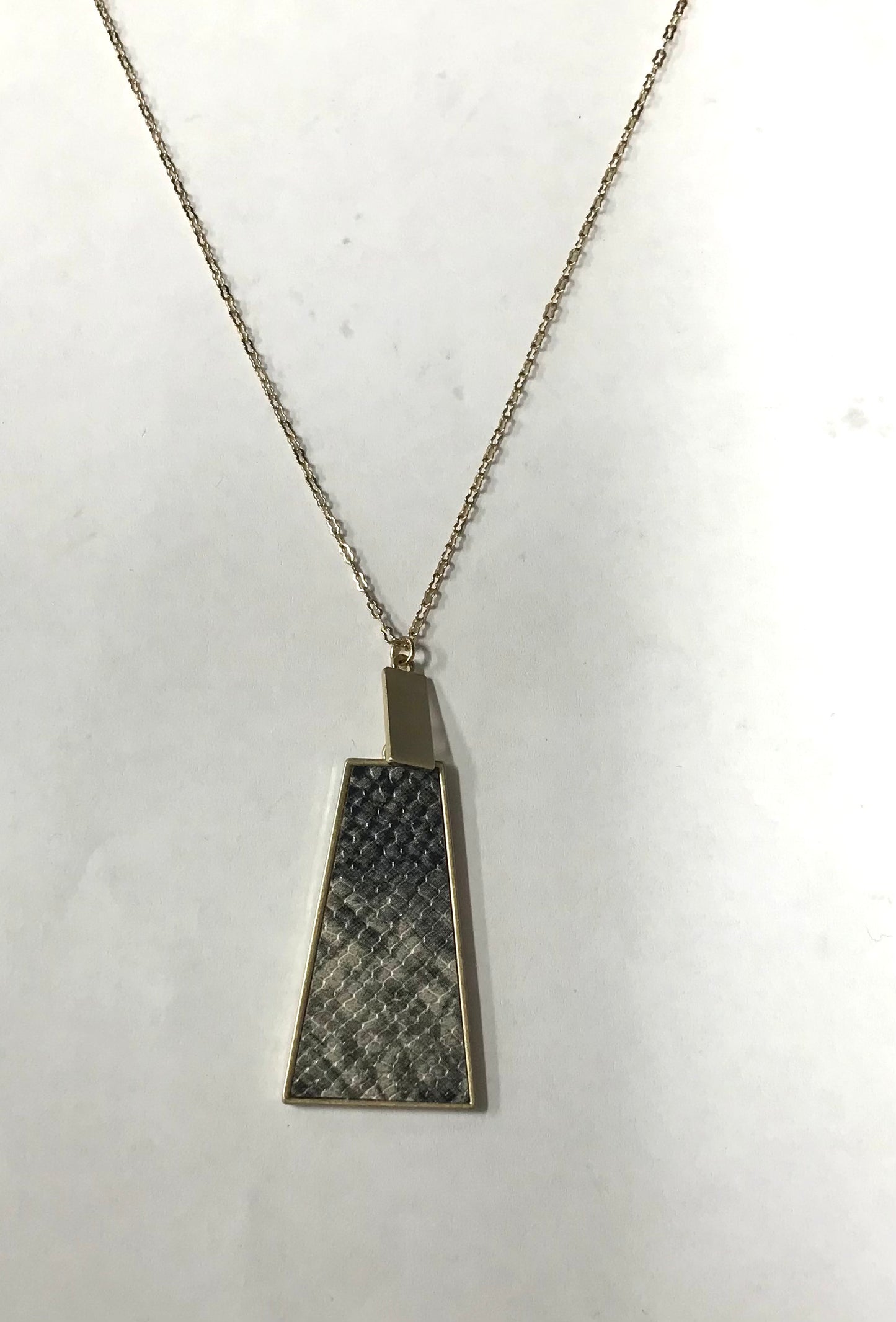 Gold drop shape Necklace