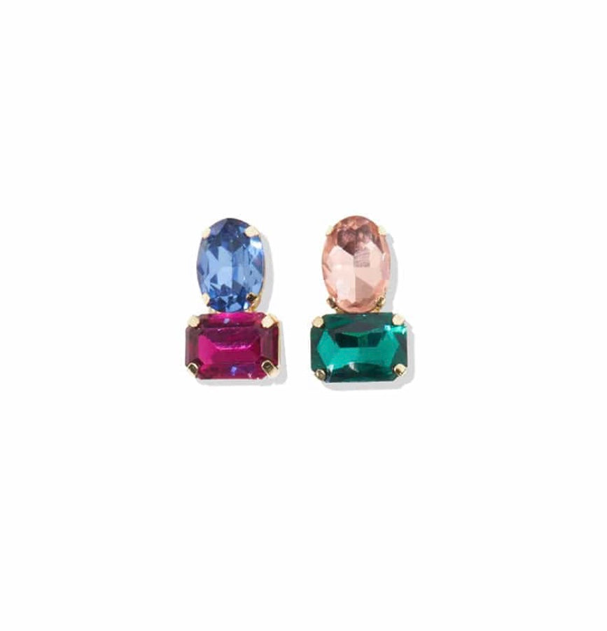 Ink + Alloy Gemstone Earrings