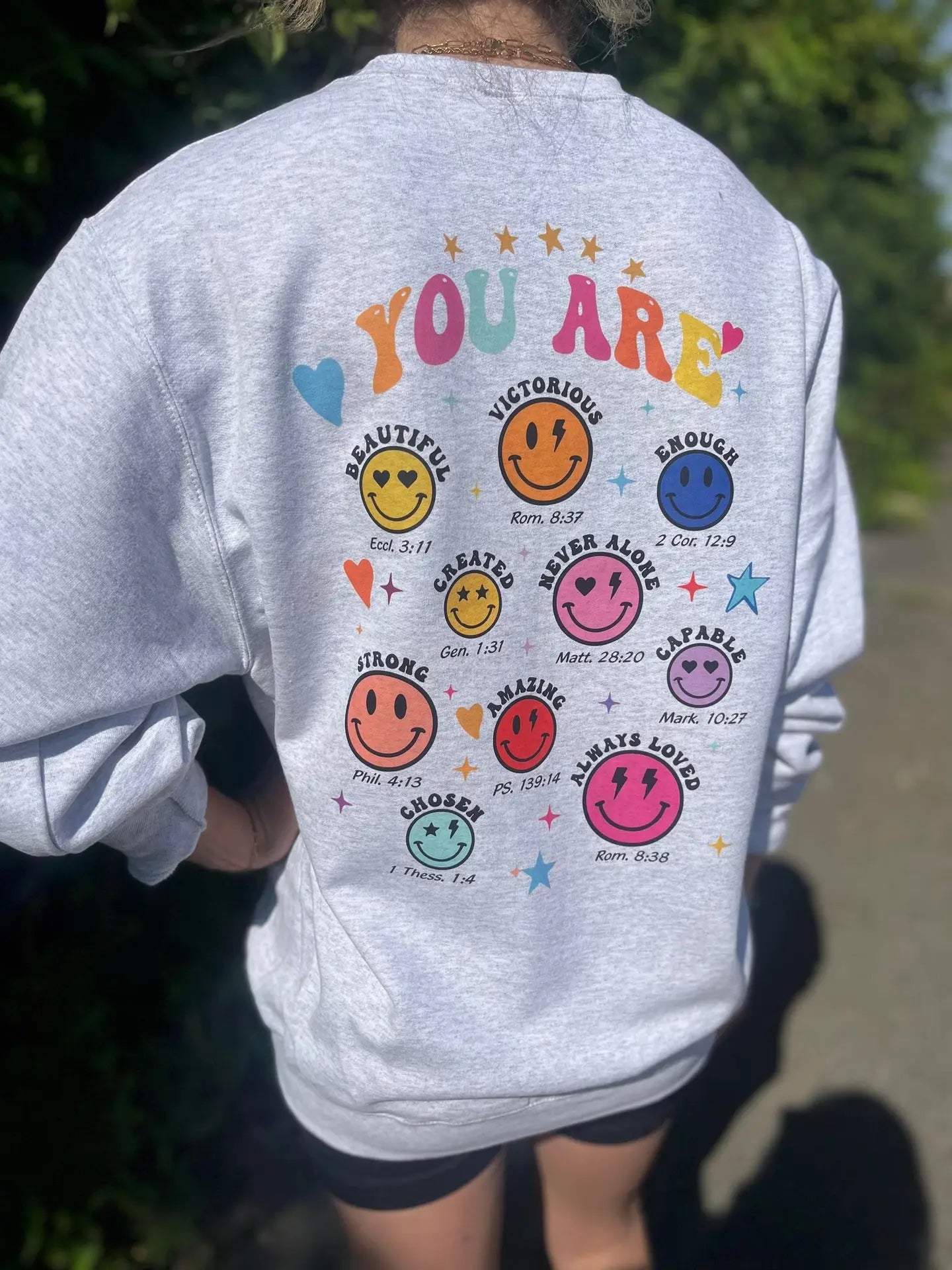 You are Smiley Sweatshirt- Youth