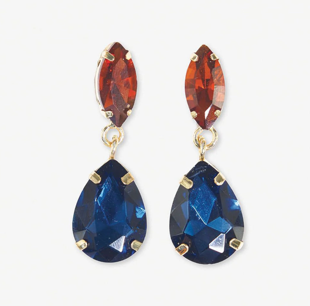 Ink + Alloy Gemstone Earrings