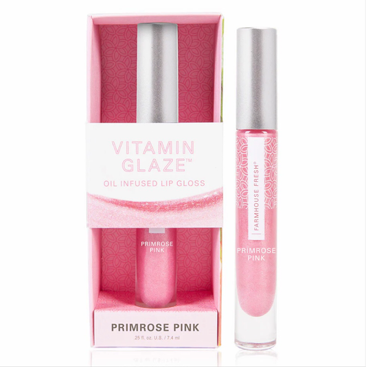 Vitamin Glaze Oil-Infused Lip Gloss - Primrose Pink