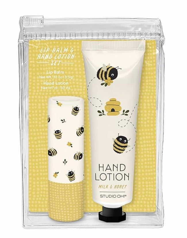 Lip Balm and Hand Lotion Set - Studio Oh