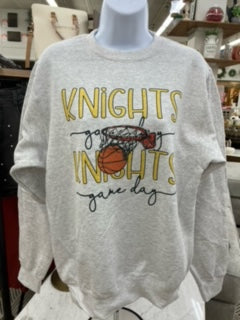 Knights Basketball Game Day Sweatshirt