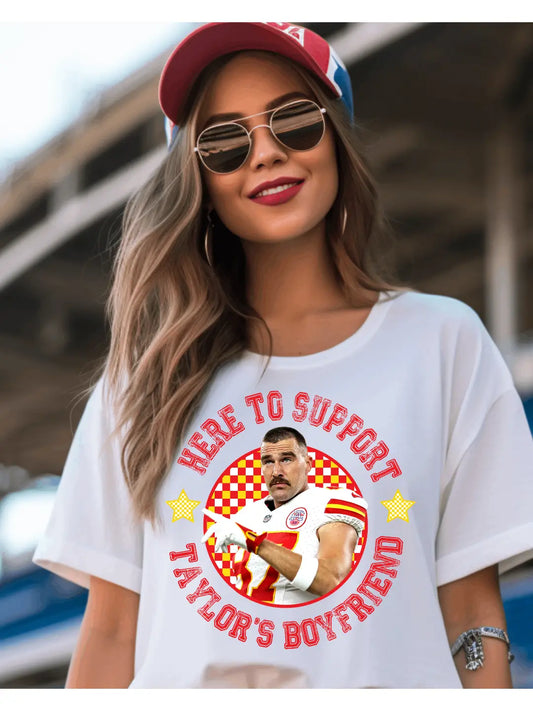 Here to support Taylor’s boyfriend