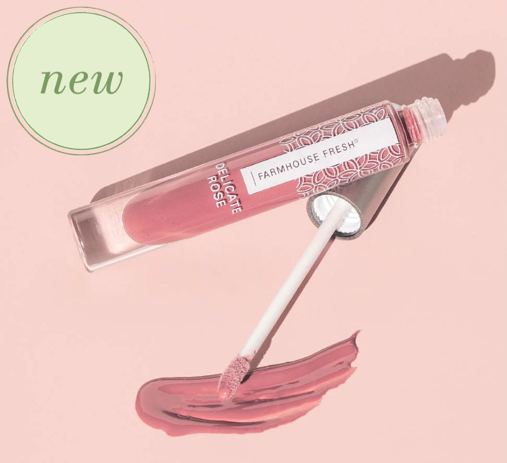 Vitamin Glaze Oil-Infused Lip Gloss - Delicate Rose