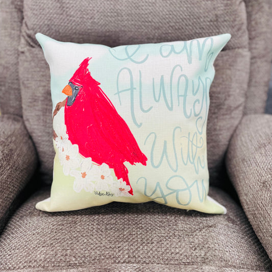 I am always with you square pillow