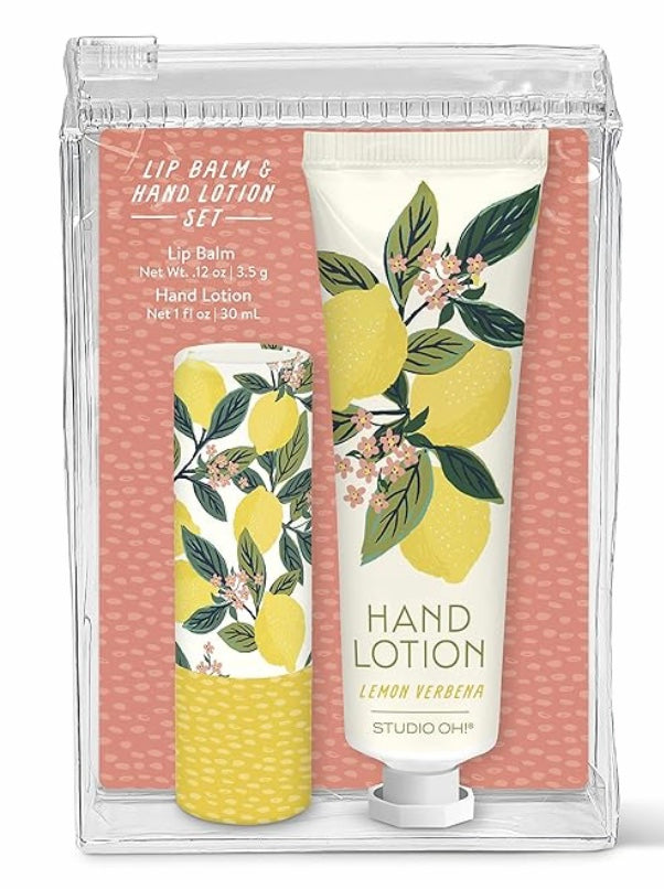 Lip Balm and Hand Lotion Set - Studio Oh