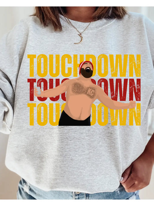 Touchdown Shirtless Jason Kelce Sweatshirt