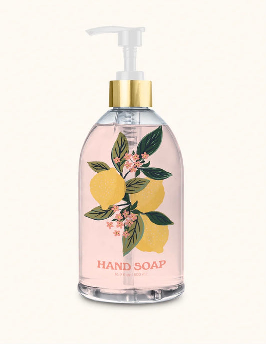 Liquid Hand Soap W/ Decorative Insert - Studio Oh