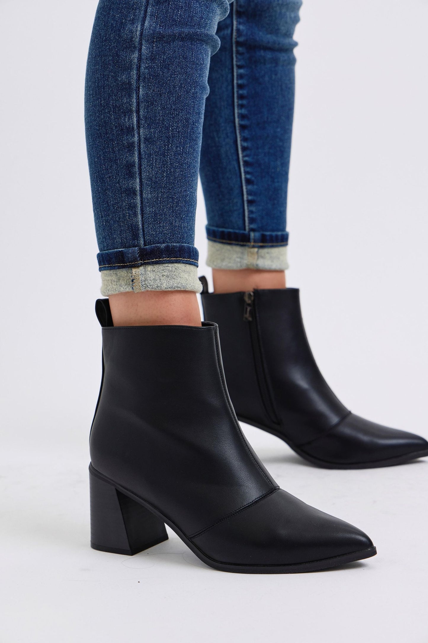 Mid Rise Thermal Skinny Jeans