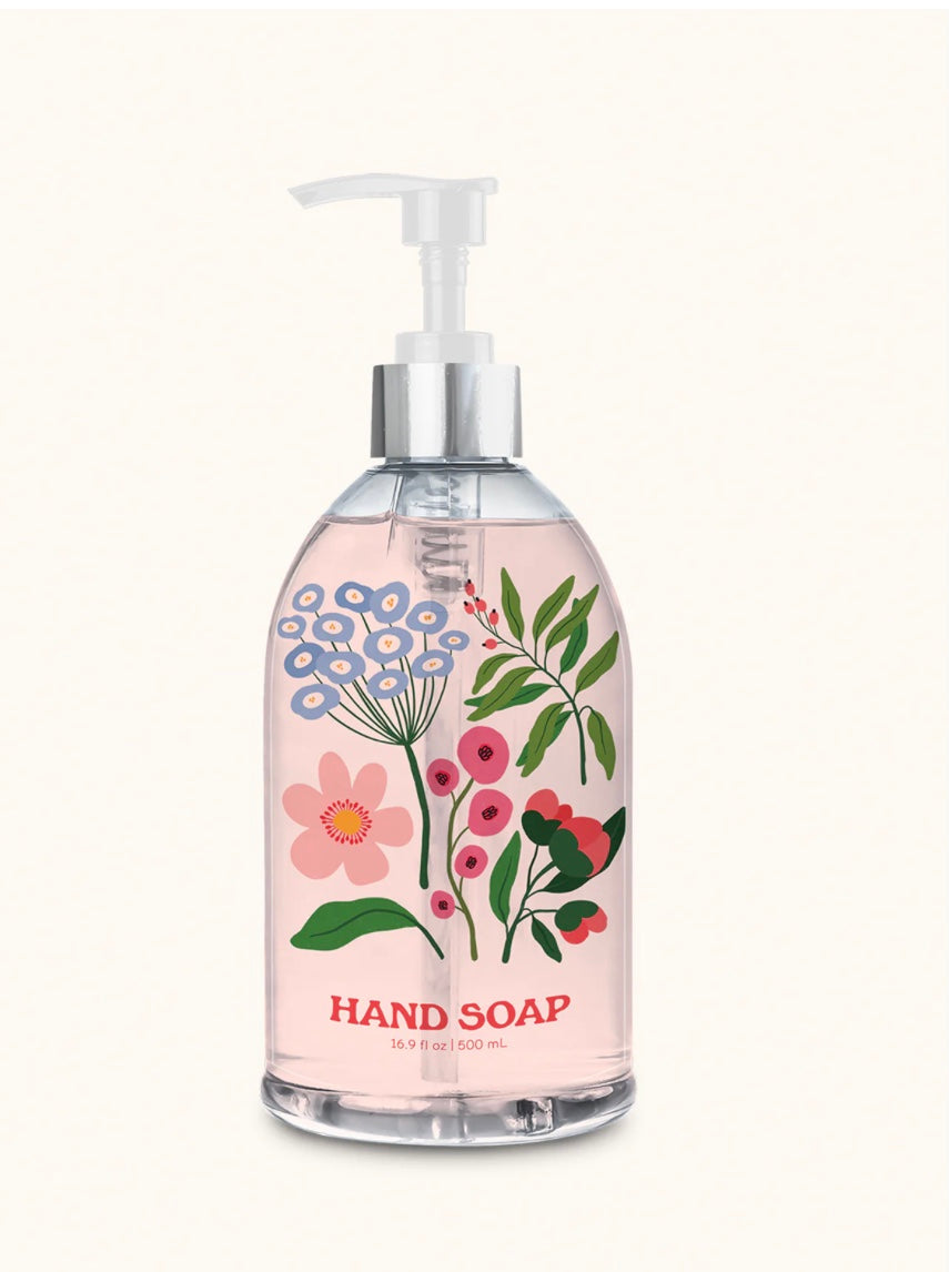 Liquid Hand Soap W/ Decorative Insert - Studio Oh