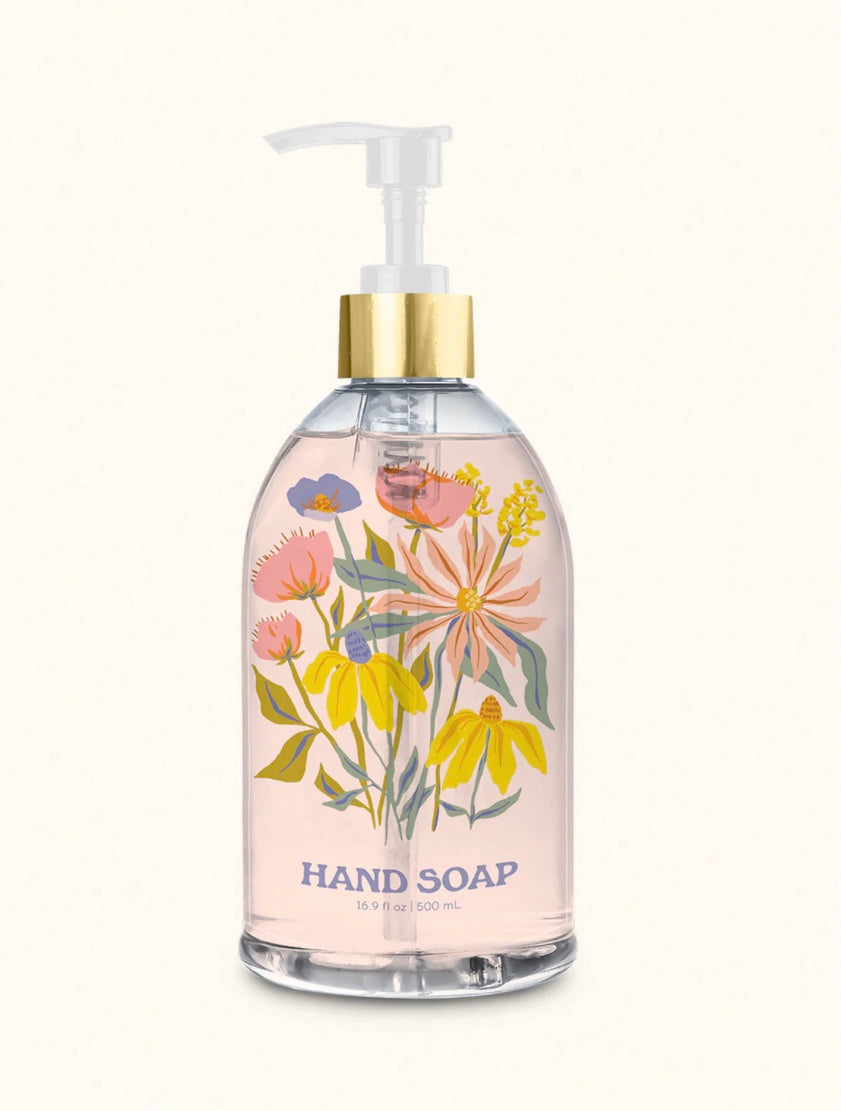 Liquid Hand Soap W/ Decorative Insert - Studio Oh