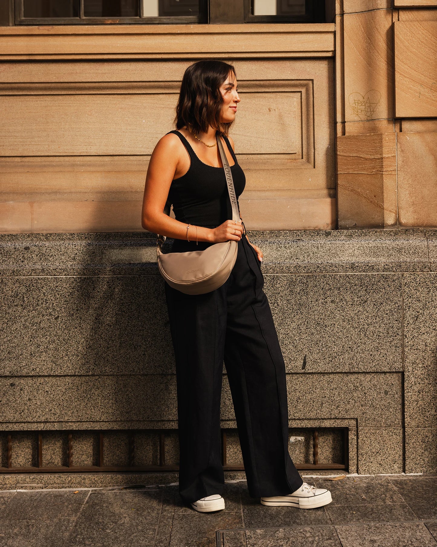 Sylvia Nylon Sling Bag