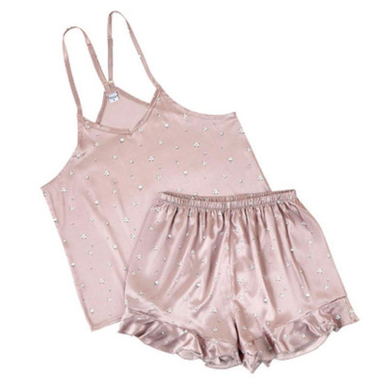Cami + Ruffled Short Cotton Blossom