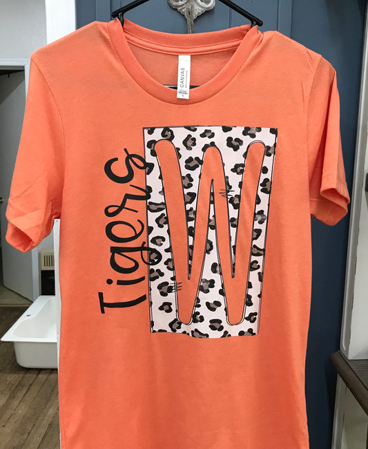 Wilson leopard spirit shirt
