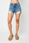 High Waisted Rigid Magic Destroy & Fray Hem Shorts