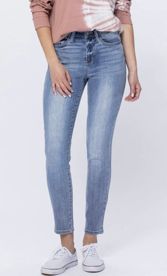 HI Rise Light Wash Relaxed Fit
