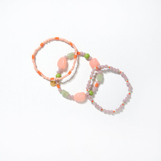 Trio Beaded Stretch Bracelets